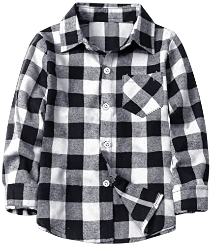 Image of Betusline Boy and Men Button Down Plaid Shirt