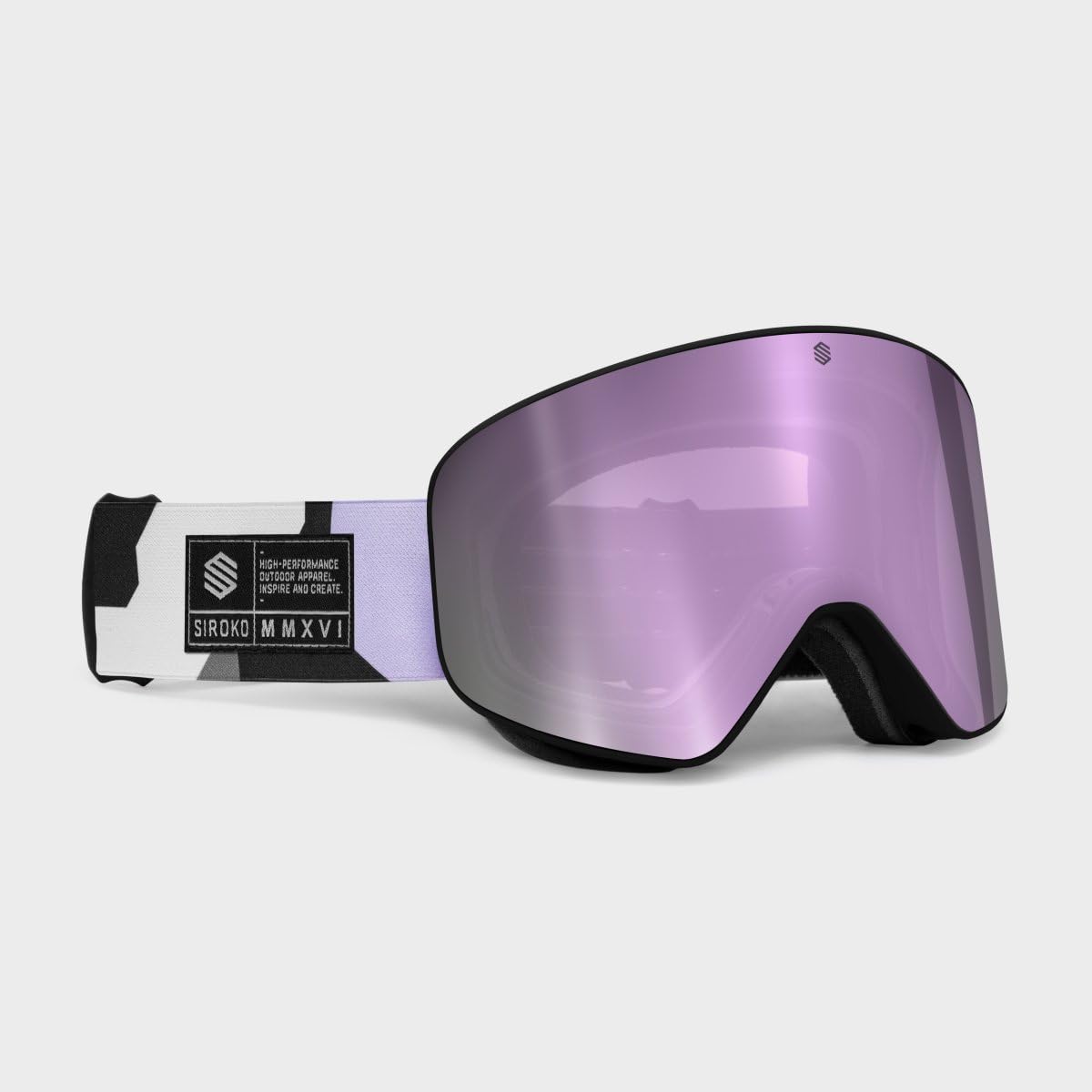 SIROKO - Masques de Ski et Snowboard OTG GX Amethyst