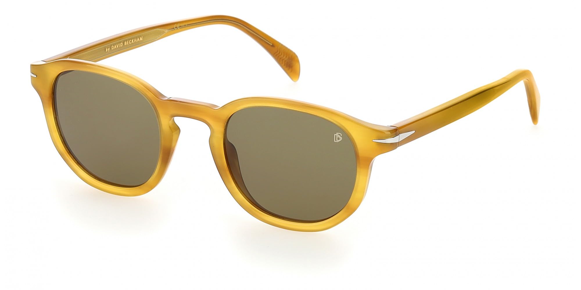 David Beckham Unisex Yellow & Orange 13U93q50a Acetate Celluloide Glasses
