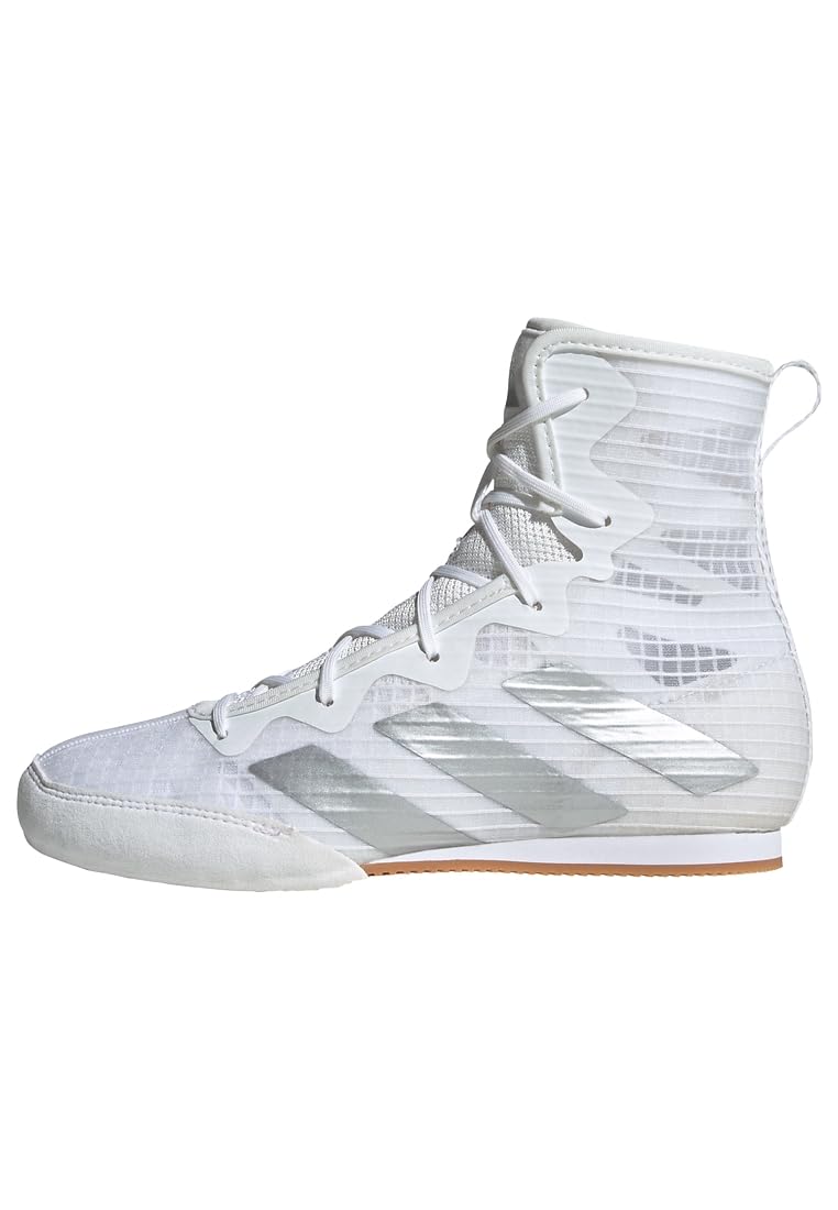 adidas unisex kids' box hog 4 k white 6.5