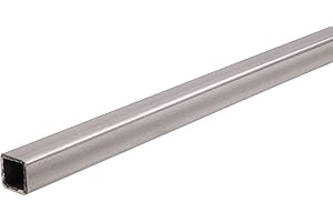 Unpolished (Mill) 1008-1010 Steel Square Tube: Durable 1" x 1" x .083"...