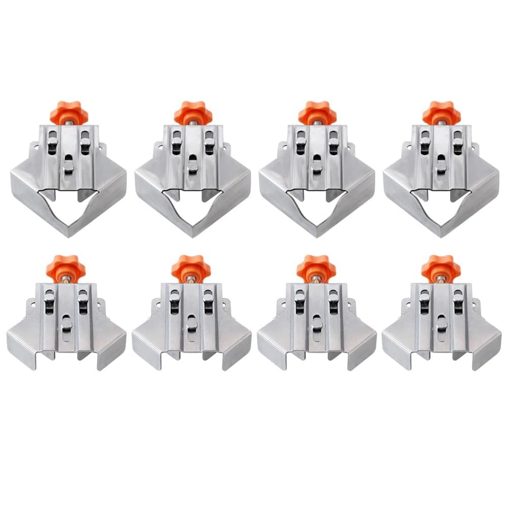 Osmond 90 Degree Corner Clamp,Single Handle Adjustable Corner Clamping Tool for Woodworking 8pcs