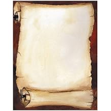 Gartner Studios Scroll Stationery Paper, Office Supplies, 90 GSM Paper, 8.5 x 11, 200 Count, White, 95163