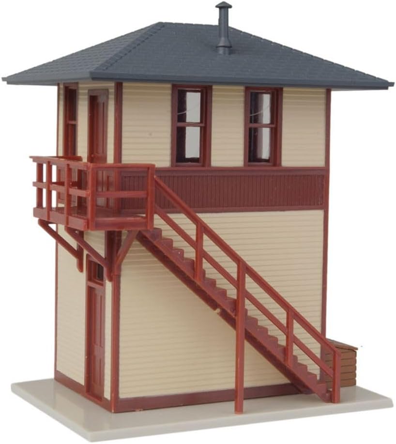 Walthers Trainline Trackside Signal Tower 931-810 HO Scale Model Railroad - Structure Assembled Model