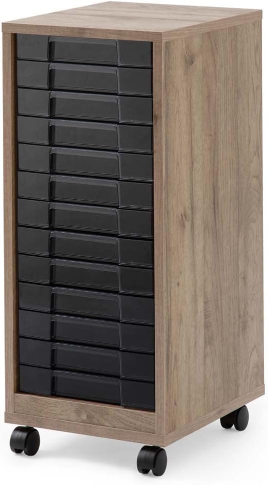 Amazon.co.jp: 【浅型13段】レターケース 木目 アッシュブラウン