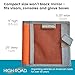 High Road Car Registration and Insurance Card Holder for Sun Visor, Glove Box or Console with 2 Clear Hidden Car Document Pockets