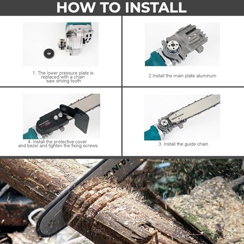 Image of Inditrust Heavy duty 4inch Electric Angle grinder machine 950w with 11.5inch Chain saw bracket (Pack of 2) 100% Copper Winding