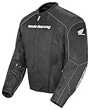Tamaño: XL Honda Joe Rocket CBR - Chaqueta de moto para hombre de malla para carreras de calle - negro/negro/XL