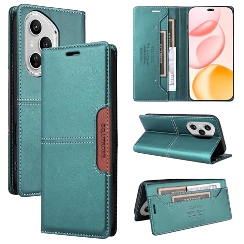 �Ή��@�� for Honor 400 Pro �t���b�v�L�b�N�X�^���h�iPU���U�[�j�}�O�l�b�g�J���J�[�h�X���b�g�t�����z�^�ی�P�[�X Green