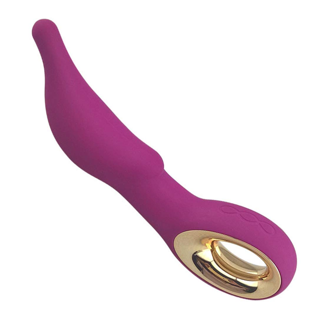 Vibratore in silicone 8 modalità di vibrazione Stimolatore dell'orgasmo clitorideo G-spot Donne e coppie giocattoli del sesso,Rose red