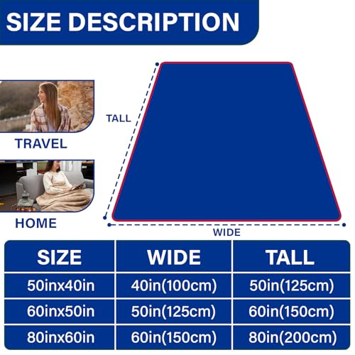 Fiwsuyr Football Gifts for Men, Football Merch Blanket for Fans, Sports Style Gear Stuff for Women, Home Decor Throws for Sofa Bed Couch 60"x50" - image 6