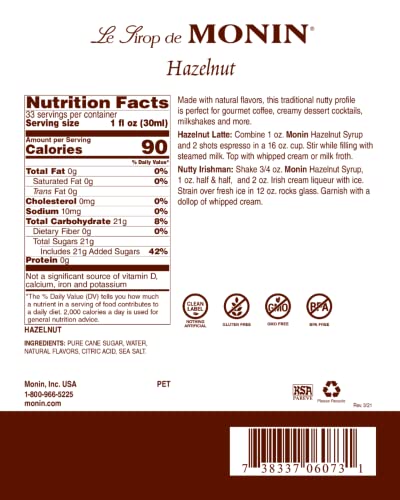 By The Cup Pump & Syrup Combo - By The Cup Pumps, Monin French Vanilla, Caramel & Hazelnut Syrup - 1 Liter Bottles With 3 Pumps #TOP4
