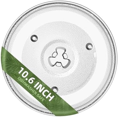 10.6″ Microwave Glass Turntable Compatible with Hamilton Beach P90D23AL-R1, GE WB48X26755, 10 5/8 inch Replacement Microwave Glass Plate for Whirlpool WPW10551236 10.6″ Microwave Glass Turntable Compatible with Hamilton Beach P90D23AL-R1, GE WB48X26755, 10 5/8 inch Replacement Microwave Glass Plate for Whirlpool WPW10551236