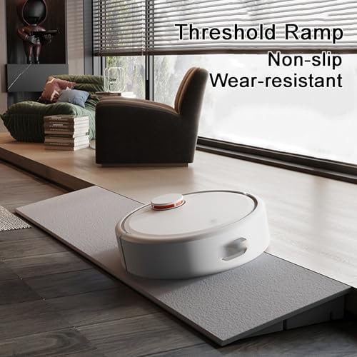 Rampas para umbral no deslizantes, conectables, para puertas, entradas, rampas para automóviles, aceras, sillas de ruedas y scooters (Beige, 100 × 22 × 6 cm) miniatura 2