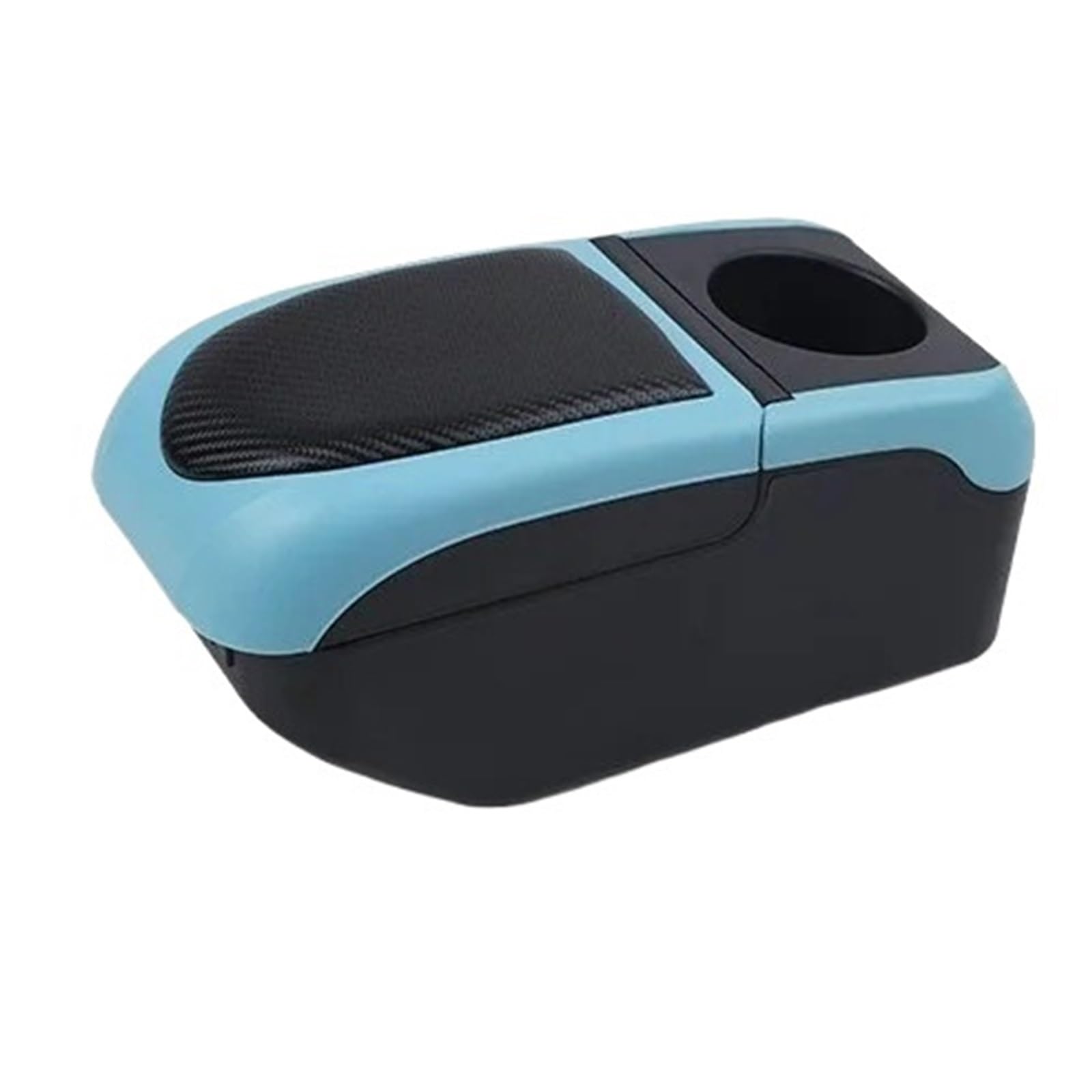 Umdjju A5 Black-Blue 6Usb For Dacia For Sandero For Logan 2 2000-2022 Car Armrest Box Storage Accessories Car Centre Console Armrest Box(A5 Black-Blue 6Usb)