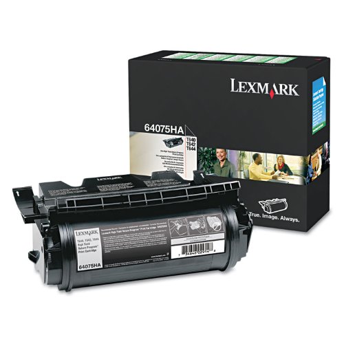 Lexmark 64075HA toner haute capacité résout les pannes d'impression d'étiquettes T640