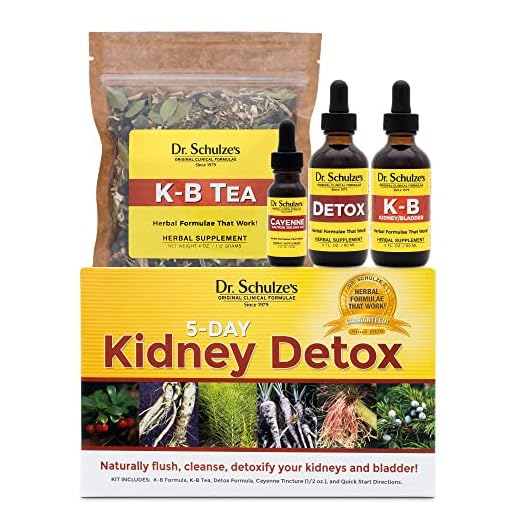 Dr. Schulze’s | 5-Day Kidney Detox | Detoxes & Cleanses Bladder | Herbal Dietary Supplement | Weight Loss Aid | Dissolves Kidney & Bladder Deposits | Support Urinary Tract Health