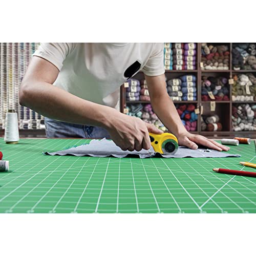 Worklion QUILTING 36 Inch X 48 Inch Self Healing Cutting Mat: Double Sided 5-Ply Non-Slip thumb #5