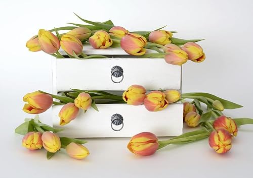 Miniatura 9 de Ruwado 40 piezas de sujetadores de metal con anillos de tracción grandes sujetadores de papel para manualidades, proyectos de manualidades, cajón,