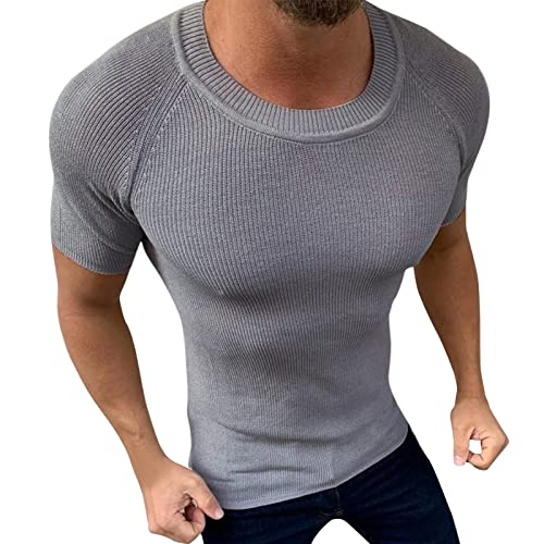 Chemise tricotée pour homme respirante pour le sport et le quotidien