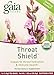 Gaia Herbs Throat Shield Herbal Tea Bags, 16 Count