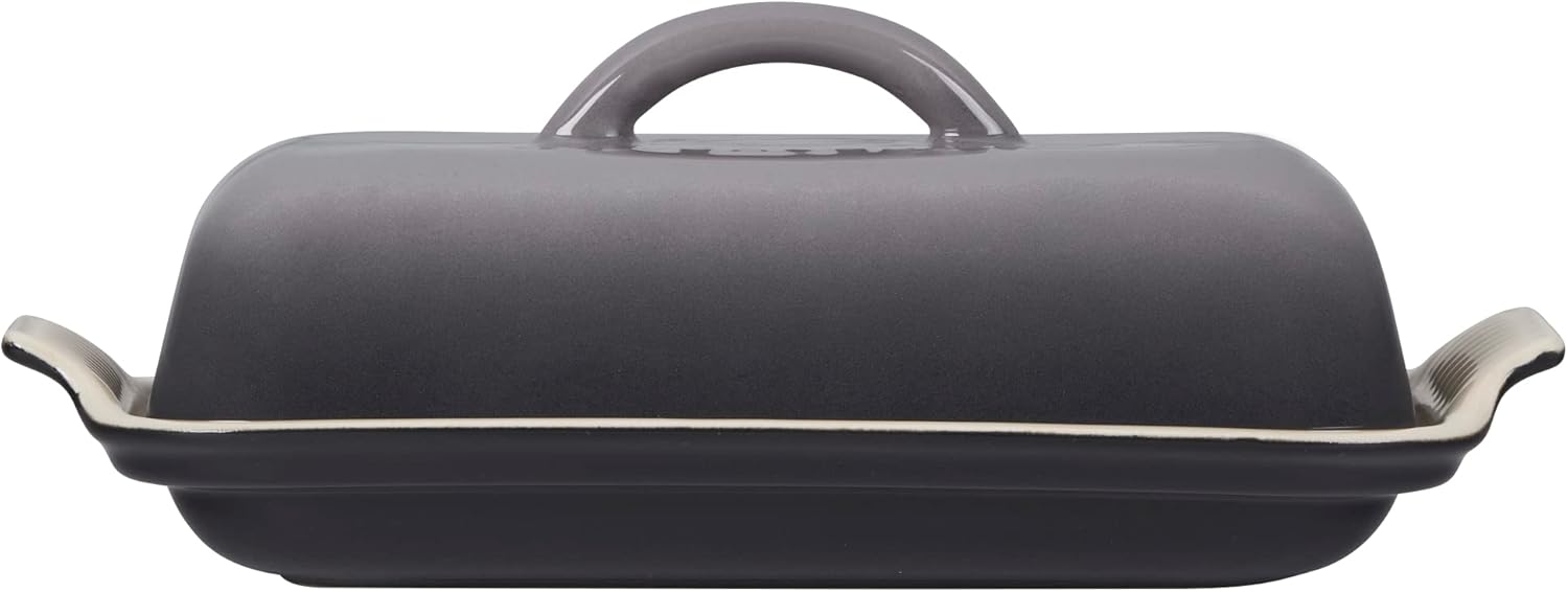 Le Creuset Stoneware Heritage Butter Dish, Oyster