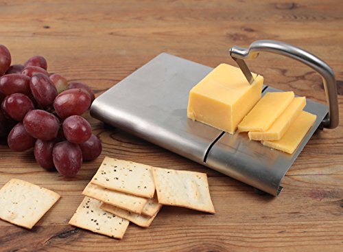 Rsvp CHZ BL International Endurance Collection Cheese Slicer, Guillotine Style Sleek Modern Design, Stainless Steel Blade, Non-Skid Feet, Dishwasher Safe thumb #4
