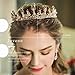 Produktbild jovono Hochzeit Kronen und Tiaras für Erwachsene Brautschmuck Krone Prinzessin Party Haar-Accessoires für Frauen