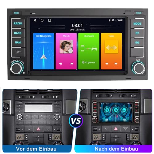 Autoradio GPS Android pour VW Multivan V, le confort en voyage - 2
