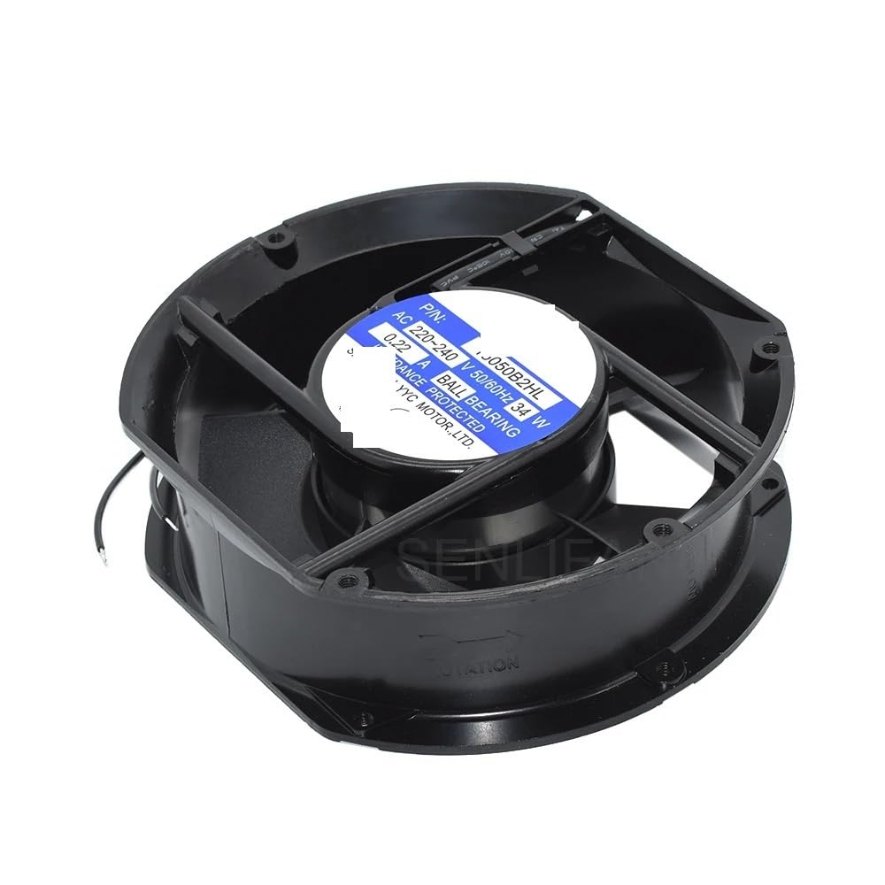 Ventilateur à roulement Billes axial 2 Fils pour Maxair BT220 172 x 150 50 mm 15050B2HL 15050B1HL 110 V 220-240 0,22 A 34 W(15050B2HL 220V)