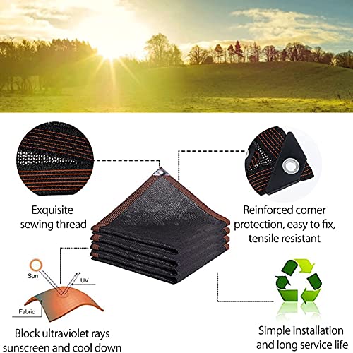 Filet d'ombrage de haute densité 6 x 10 m avec cryptage 8 broches - 3