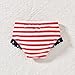 HINTINA 12-18 Month Girl 4th of July Swimsuit Infant Baby Girl American Flag Two Piece Patriotic Bathing Suit Independence Day Bikini Set with Cover Up Skirt Summer Swimwear Beach Wear