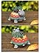 Youfui Cute Animal Shaped Cartoon Home Decoration Succulent Planter Flower Pots (Colorful Turtle)
