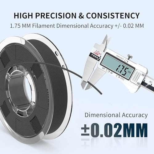 Image of RAMBERY Matte PLA Filament Bundle 1.75mm, 8 Colors 3D Printer Filaments Dimensional Accuracy + /- 0.02mm, 8 Pack Multicolors Fit Most FDM Printers, 200gX8 Spools