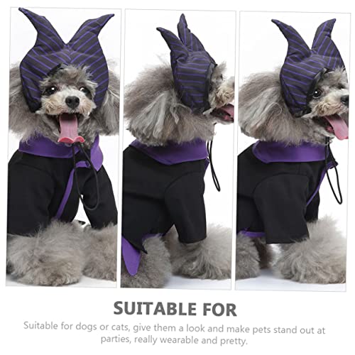 Disfraz Halloween Bruja para Perros M miniatura 3