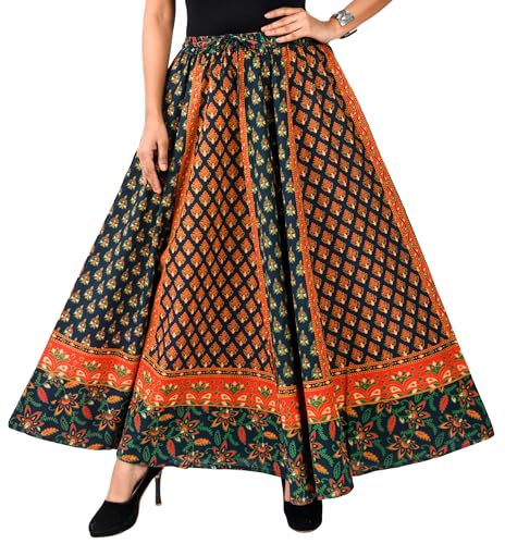 Image of Premium Cotton Skirt for Women with Pocket, Free Size