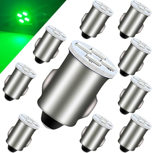 10 unidades Bombillas LED BA7S 6-24V para tablero verde miniatura 1