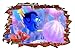 Papel pintado Pegatinas de pared para bebé Buscando a Dory Fish Nemo 3D Wall Breakout Etiqueta de la pared Dormitorio # 039 Papel pintado