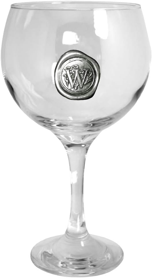 English Pewter Company Personalised Gin Glass with Your Choice of Initial, Unique Gift for Men or Women Birthdays - Image 3