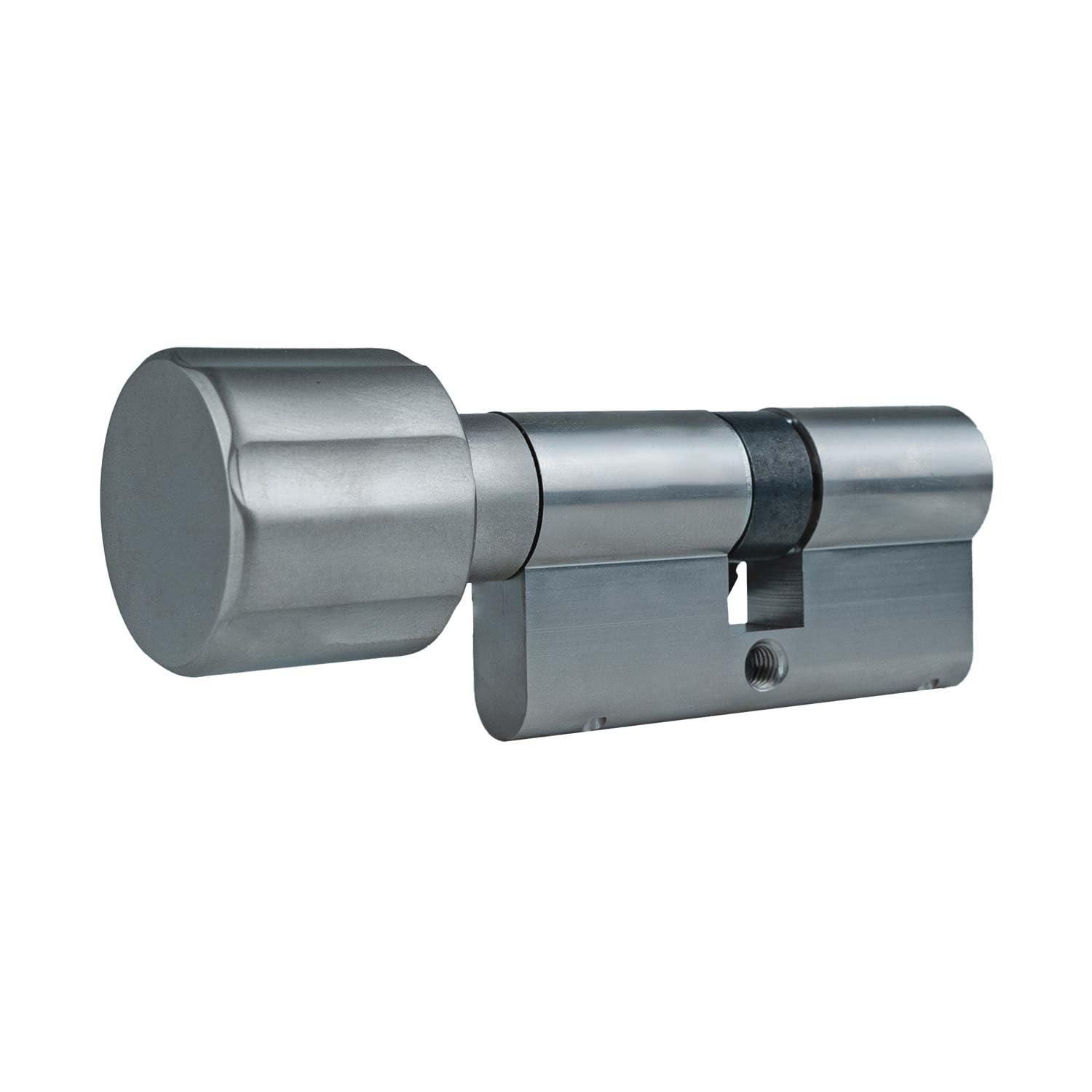 FELGNER Dolomit Cilindro de Pomos | cilindro de cierre | cilindro perfilado para puertas | protección contra taladros y extracción | incluye 5 llaves y tarjeta de seguridad - 40/50K