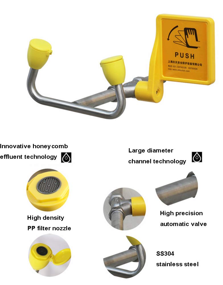 Buy CGOLDENWALL Simple Eyewash Station Emergency Eye Wash Station Water