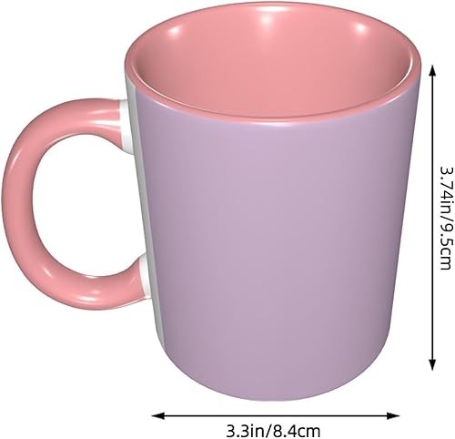 Miniatura 4 de Vbmxpz Taza de café de cerámica de 12 onzas, tazas de café con asa, regalos de Navidad para mujeres y hombres, trabajo de oficina