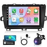 Android Car Stereo for Toyota Prius 2010-2015 with Apple Carplay, Rimoody 9 Inch Touch Screen Car Radio with GPS Navigation Bluetooth FM HiFi WiFi Android Auto + AHD Backup Camera