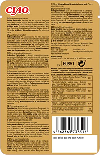 INABA Ciao Bisque - Cremige Suppe für Katzen, Thunfisch 1x40g, Katzenfutter nass ohne Getreide (Packung mit 5) – Ansicht 5