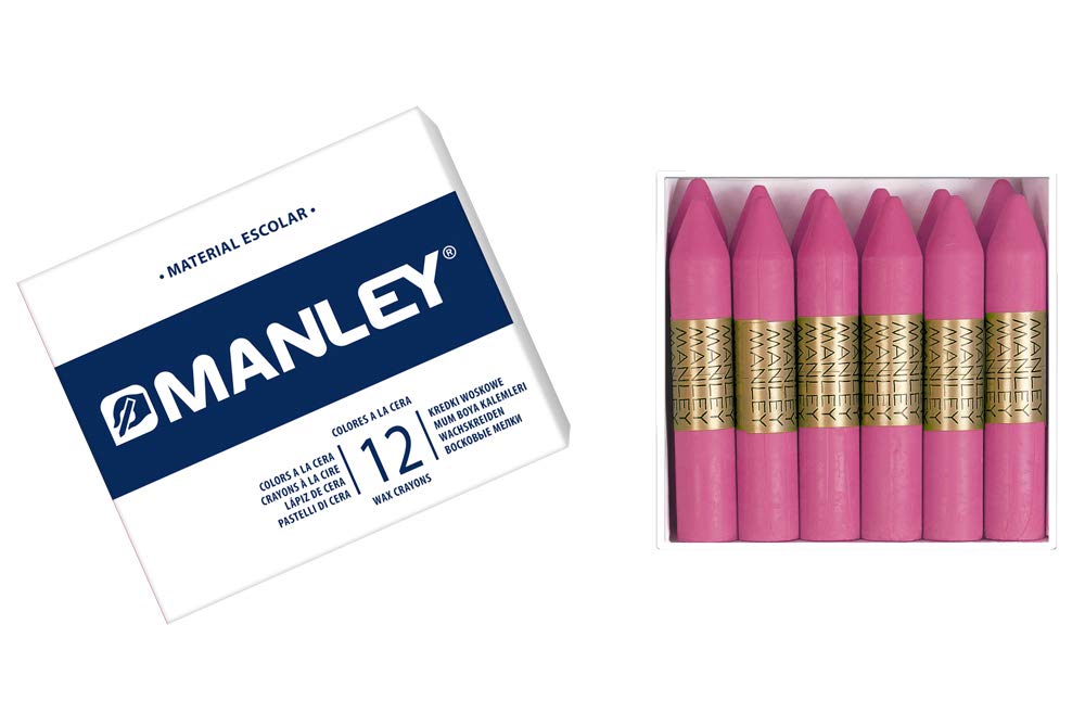 Manley 39 – Wax Crayons, Pack of 12