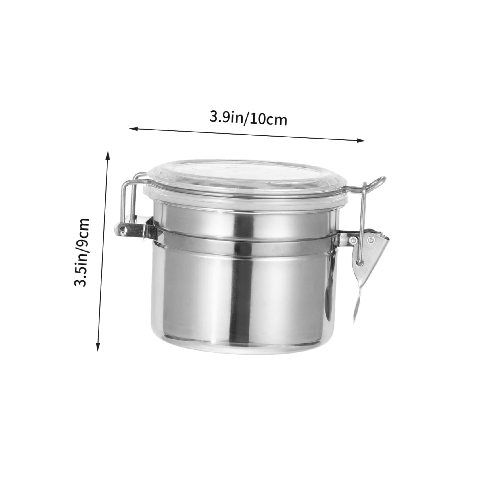 FOMIYES Eyelash Glue Storage Case Stainless Steel Airtight Jar Glue Storage Tank