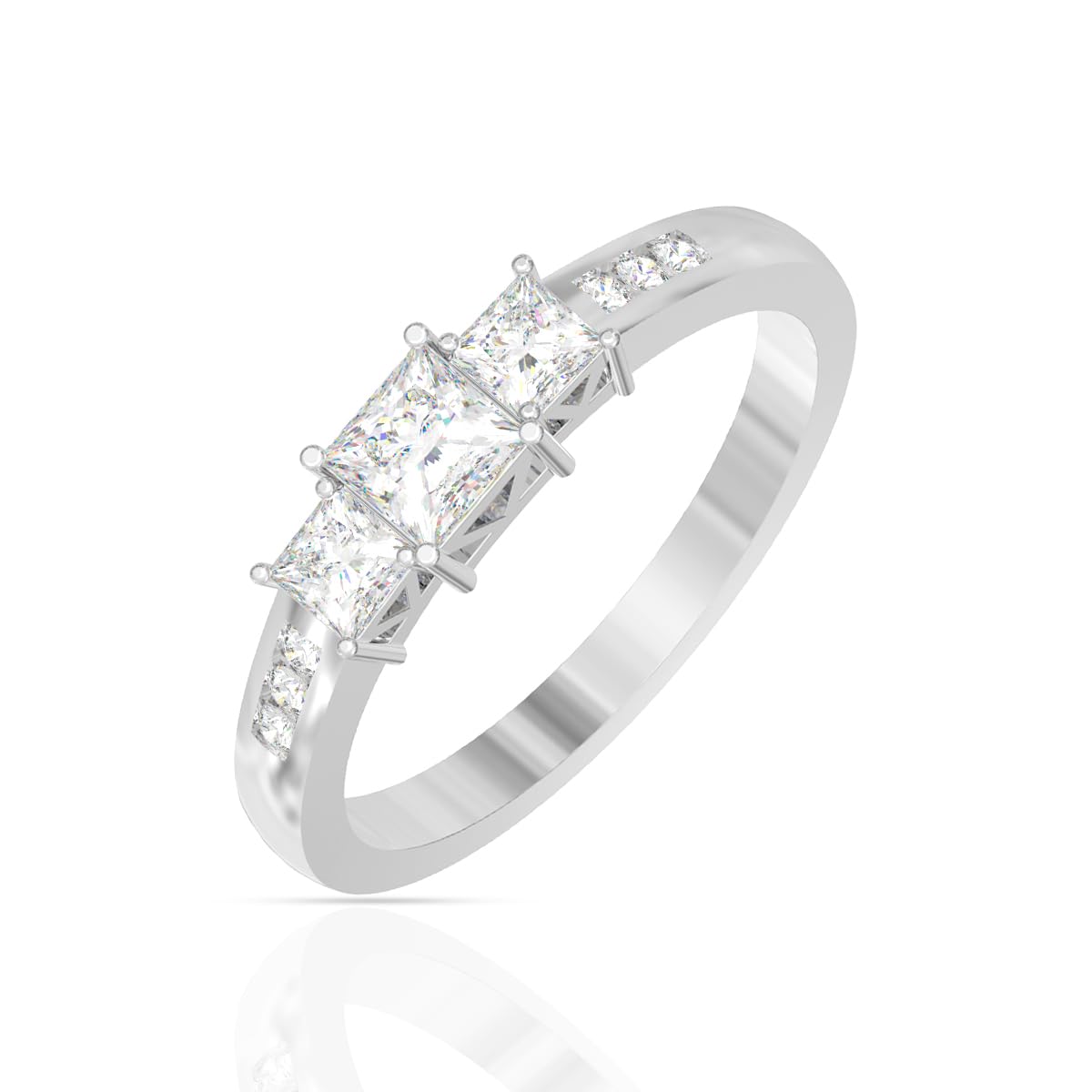 ANAYRA 925 Sterling Silver Sqaure Solitaire Ring for Women Finger Ring for Girls and Women | Aesthetic Ring for Girlfriend | Perfect for Birthday & more | Hallmark Certified (B09WK67VW7) Amazon Price History, Amazon Price Tracker
