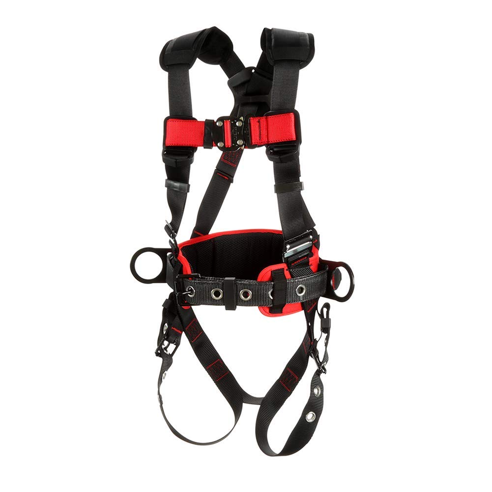 MSA 10194976 V-FIT Harness, Extra Small, Back D-Ring, Tongue Buckle Leg Straps, Shoulder & Leg Padding