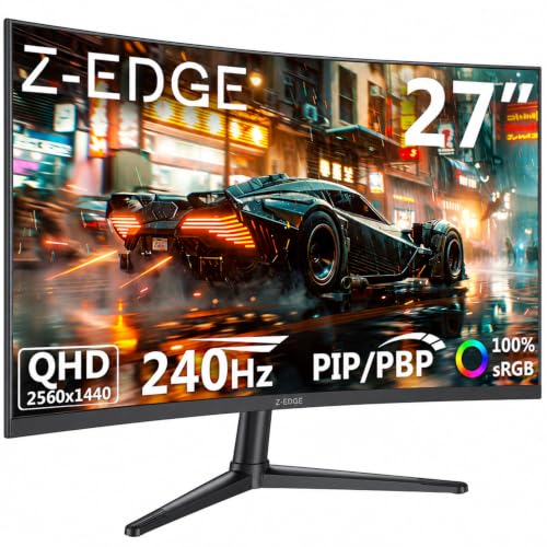Z-Edge 27-Inch Curved 1500R QHD