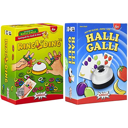 AMIGO 01735 - Ringlding, 4 Jahre+ & Spiel + Freizeit 1700 Halli Galli. Auf die Glocke fertiglos